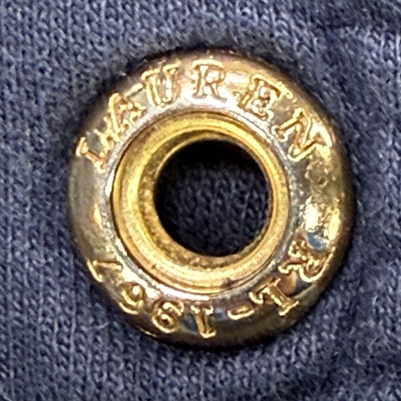 Ralph Lauren Jeans Co RL67 Navy Hooded Jacket 1X‎ Women's Cotton Zip Snap - Picture 6 of 11